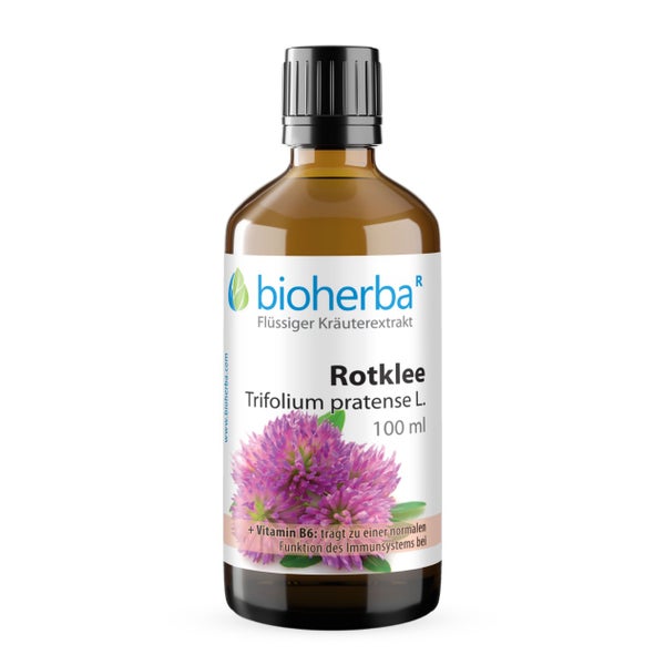 Bioherba Rotklee Trifolium pratense L. Tropfen Tinktur 100 ml