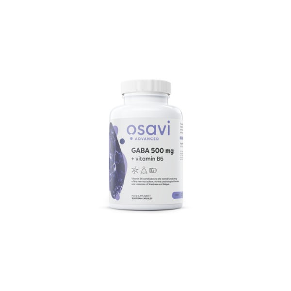 GABA 500 mg + Vitamin B6, vegane Kapseln 120 St