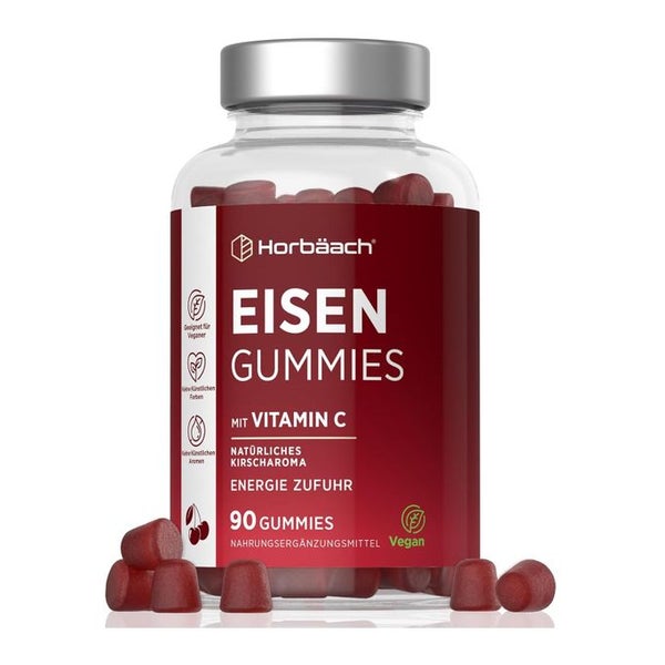Horbaach Eisen Vitamin C Gummibärchen 90 St