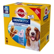 PEDIGREE Dentastix mittelgroße Rassen 56 St. ( 8 x180g ) 1,44 kg
