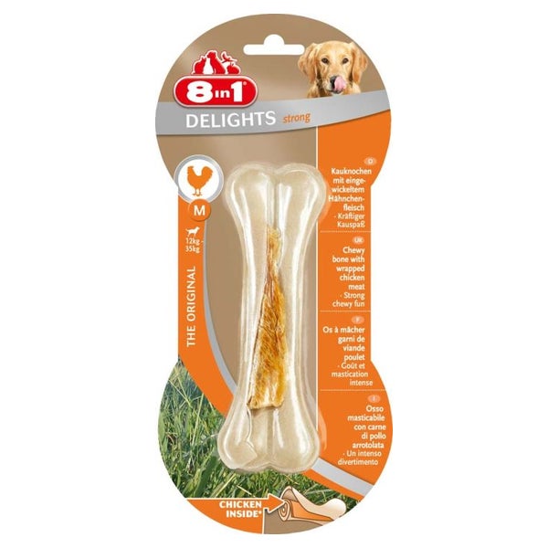 8in1 Delights Kauknochen Strong M 0,14 kg