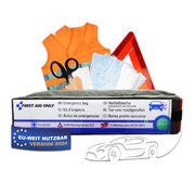 First Aid Only KFZ Verbandtasche,Warndreieck, Warnwesten 1 St