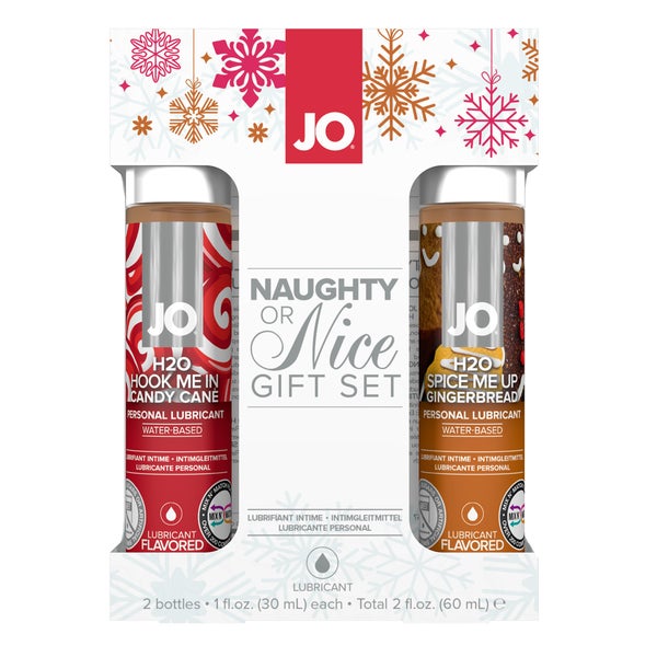 «H2O Naughty or Nice» Weihnachts-Geschenk-Set, Gleitgel (0.06 l) 60 ml