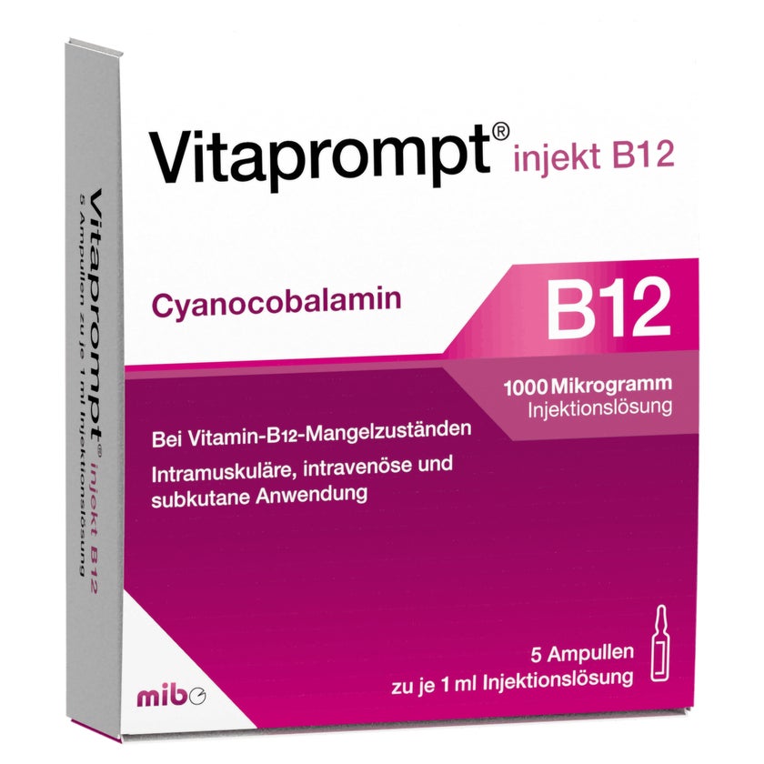 Vitaprompt Injekt B12 1000 g Injektionslsung 5X1 ml gnstig kaufen |  medpex