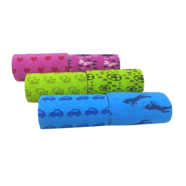 LisaCare Kinderpflaster 10cm x 4,5m - Motivmix 6 St