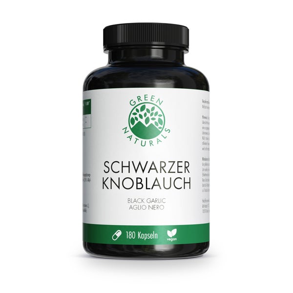 GREEN NATURALS SCHWARZER KNOBLAUCH 750 mg vegan 180 St