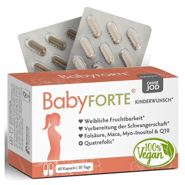 BabyFORTE Kinderwunsch ohne Jod 60 St