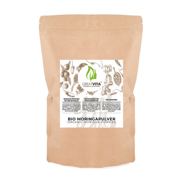 GreatVita Bio Moringa Pulver 800 g