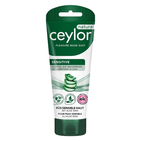 Natural Sensitive: 100ml natürliches Gleitgel, vegan (0.1 l) 100 ml