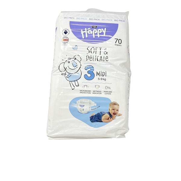 Bella Baby Happy Windeln Gr.3 Midi 5-9kg 70 St 70 St