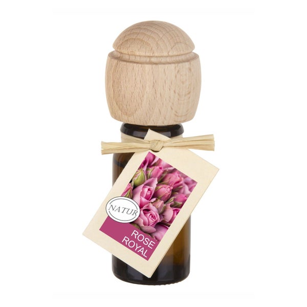 Traumduft Piccolino Rose Royal Duftöl – Handgefertigt, ätherische Öle, Buchenholzverschluss 10 ml