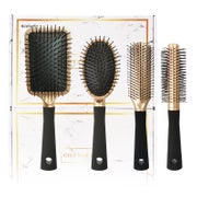 4-teiliges Profi Haarbürsten-Set für Männer Frauen langes lo 1 St