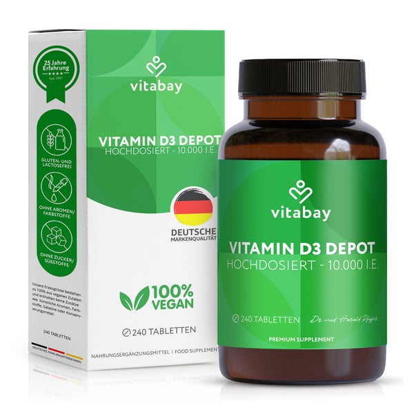 Vitabay Vitamin D3 Depot 10.000 I.E. Tabletten 240 St