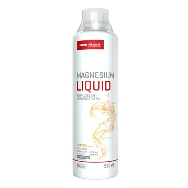 Body Attack Magnesium Liquid Orange 500 ml