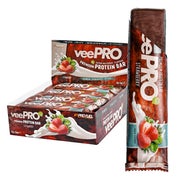 ProFuel - veePRO Proteinriegel Erdbeere 27% Protein vegan 12 St