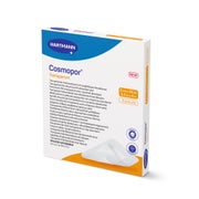 Cosmopor Transparent Folienverband 9x10 Cm Steril 5 St
