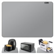 FLASLD Hitzebeständige Silikonmatte | Arbeitsplattenschutz | 30x45 cm Grau