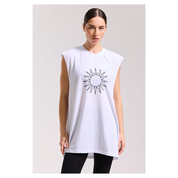 OLIVIA KLEID DAMEN - 100% BAUMWOLLE MIT SONNEN-PRINT ONAMASTE 1 St