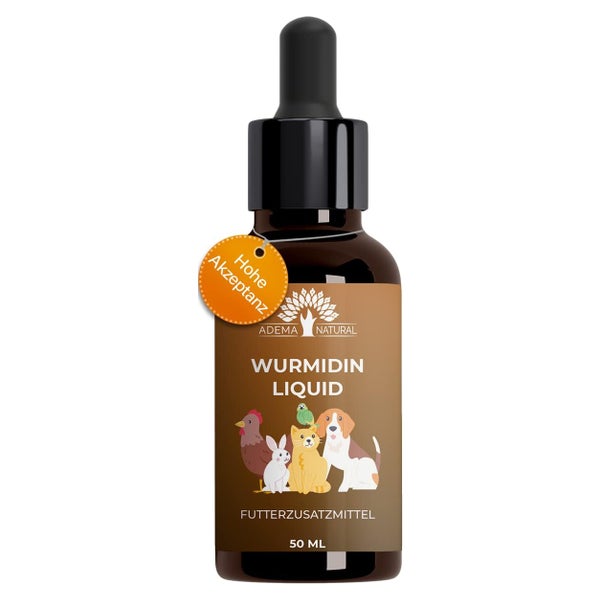 ADEMA NATURAL® WURMIDIN Liquid | Futterzusatzmittel 50 ml