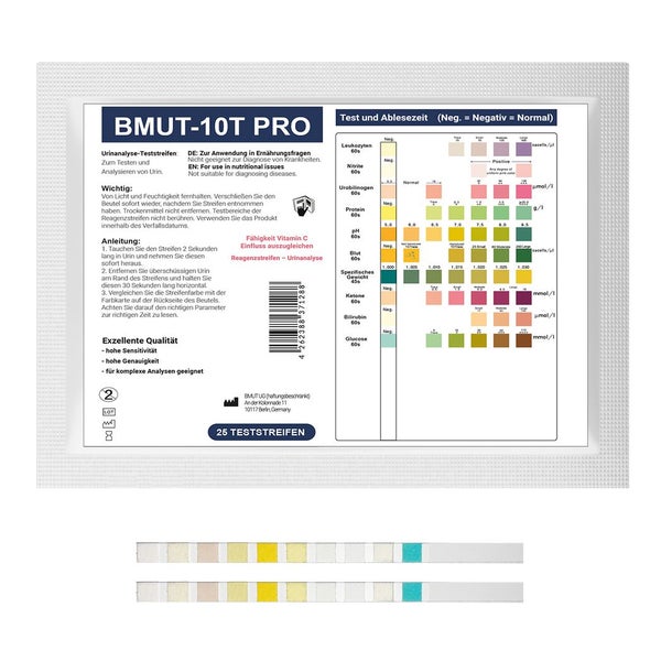 BMUT Gesundheitstest 10in1 25 St
