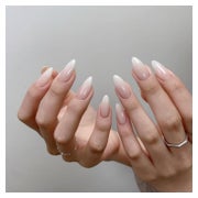 Künstliche Nägel French Ombre Rosa Mandel Mittel 24 Stück Om 1 St