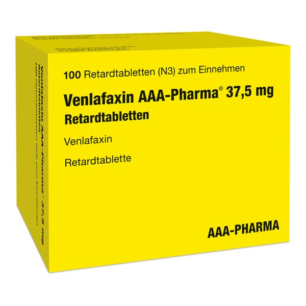 Venlafaxin Aaa-pharma 37,5 mg Retardtabl 100 St