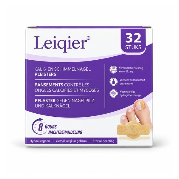 Leiqier Nagelpilz-Pflaster für verfärbte Nägel 32 St