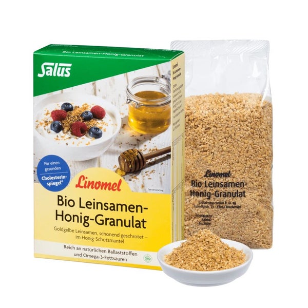 Salus Linomel Bio Leinsamen Honiggranulat 250 g