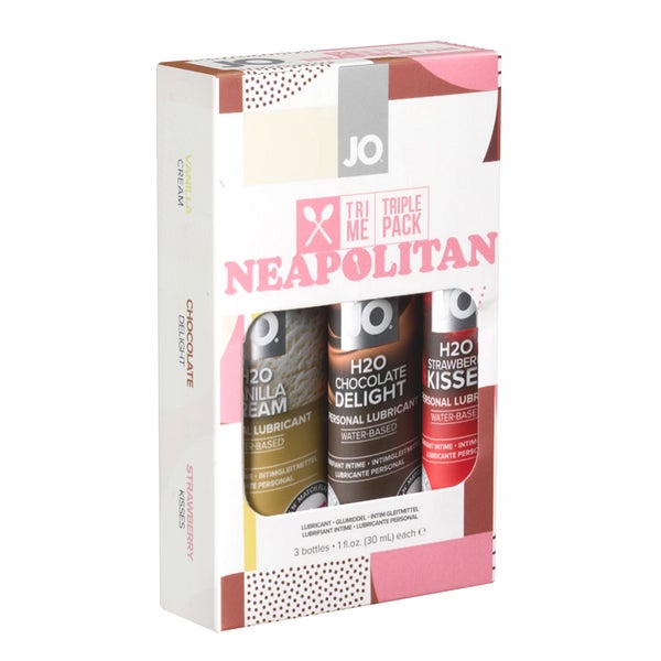 Neapolitan Tri Me Pack: aromatisiertes Gleitgel Set (0.09 l) 90 ml