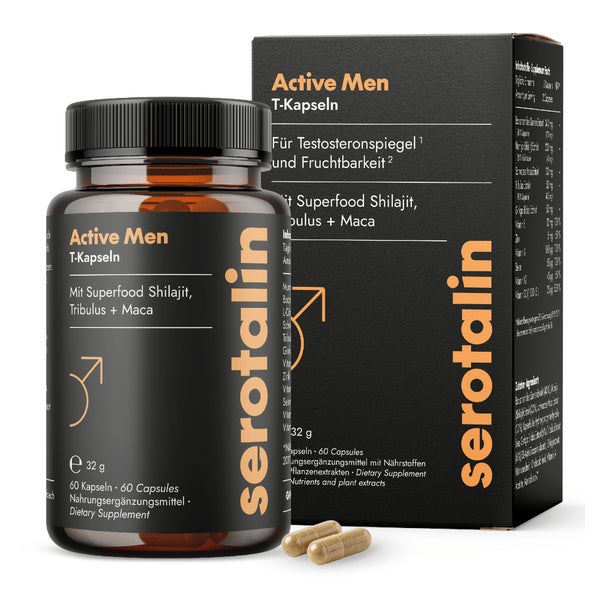 serotalin Active Men T-Kapseln | Maca hochdosiert & Zink¹ 60 St