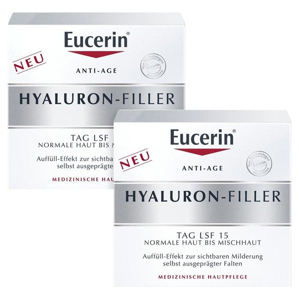 Eucerin Hyaluron-Filler Tagespflege 2X50 ml