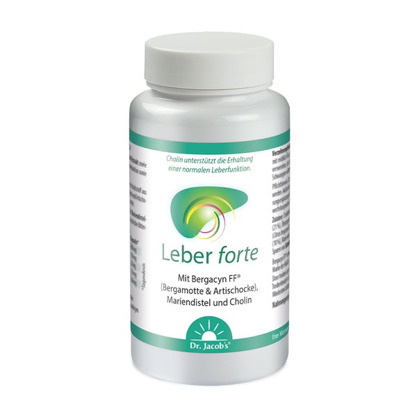Dr. Jacob's Leber forte Bergamotte Mariendistel Cholin 60 St
