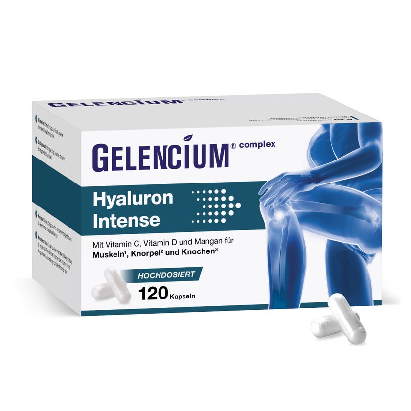 GELENCIUM® Hyaluron Intense 500 mg Kapseln vegan 120 St