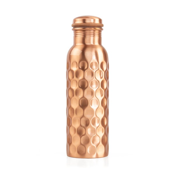 bodhi Kupferflasche, 800 ml  Diamant-Design, gehämmert 1 St