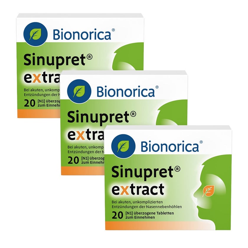 Bionorica® Sinupret® extract Dreierpack 3X20 St