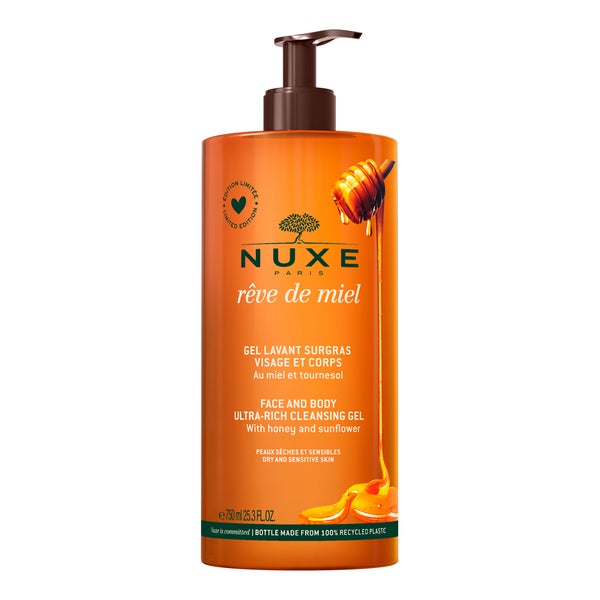 NUXE Rêve de Miel Gel Reinigungsgel trockene Haut 750 ml