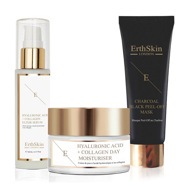 Tagescreme + Kollagenserum + Reinigende Kohlemaske Set 1 St