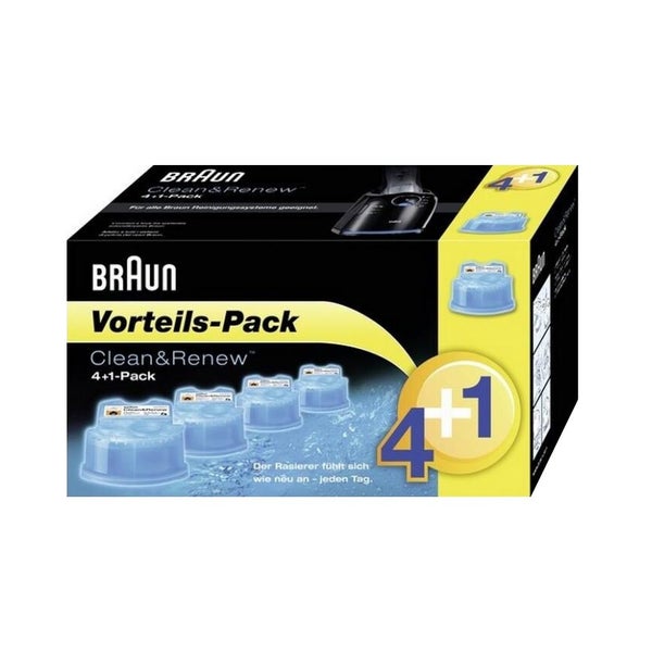 Braun CCR 4+1 Ersatzkartuschen Clean & Renew Reinigungskartusche 1 St