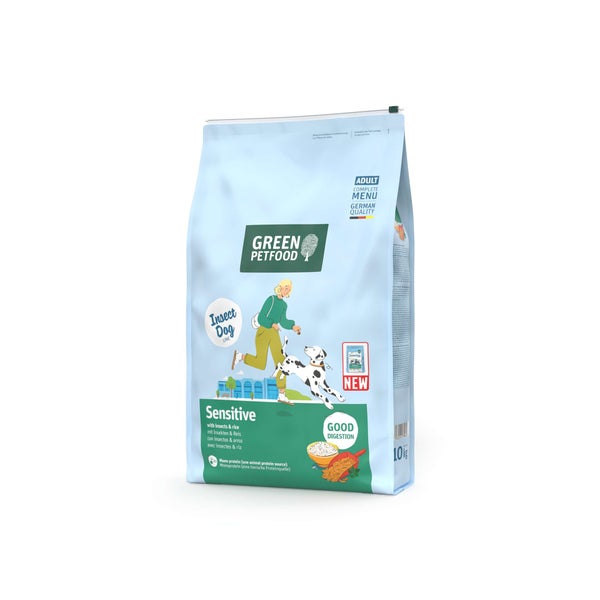 Green Petfood Dog - Sensitive with Insects 10,13 kg