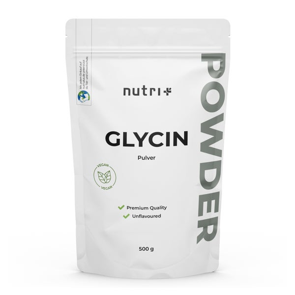 nutri+ Glycin Pulver - hochdosierte Aminosäure - 500 g 500 g