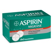 Produktabbildung: Aspirin® Migräne Brausetabletten 2X10 St