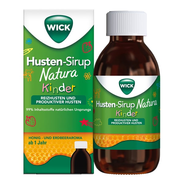 WICK Husten-Sirup Natura Kinder ab 1 Jahr 140 ml