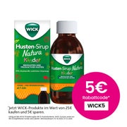 Produktabbildung: WICK Husten-Sirup Natura Kinder ab 1 Jahr 140 ml