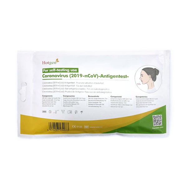 10x Coronavirus (2019-nCoV) Antigentest Laien Hotgen 10 St