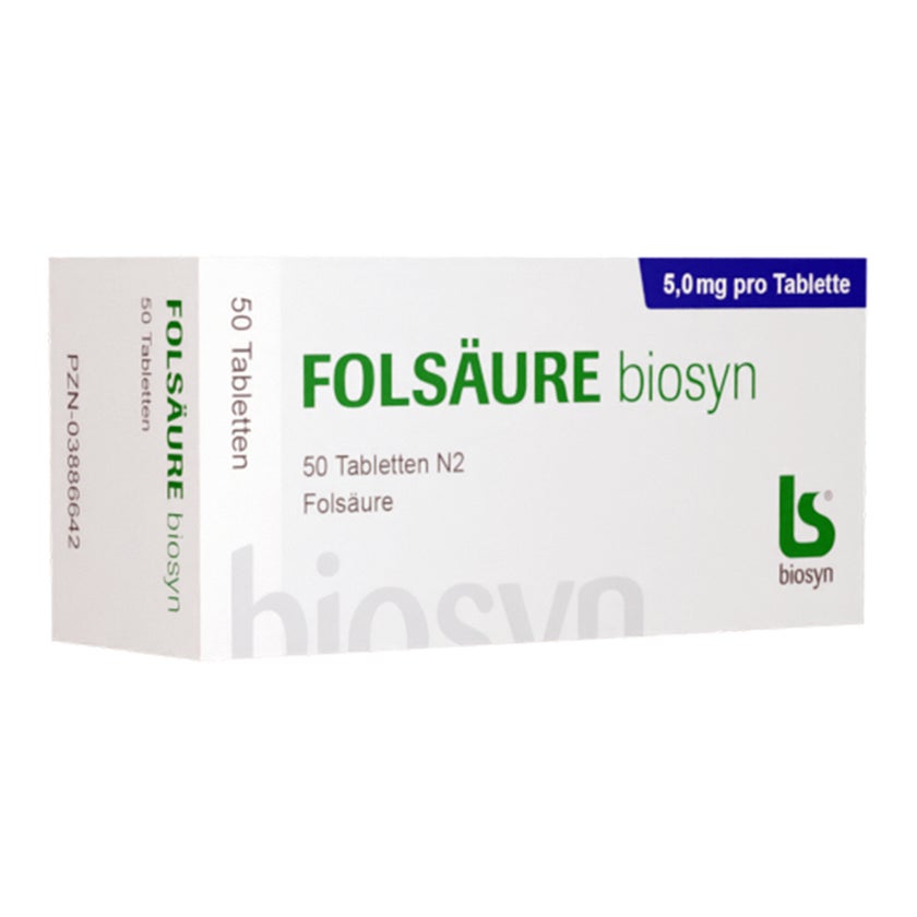Folsäure Biosyn Tabletten 50 St