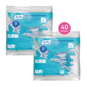 TePe Interdentalbürsten 2er Set, Blau + Blau 40 St