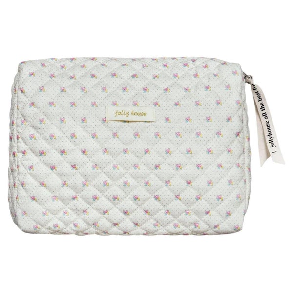Kosmetiktasche Baumwolle Blumenmuster Reise Make-up Groß Kap 1 St