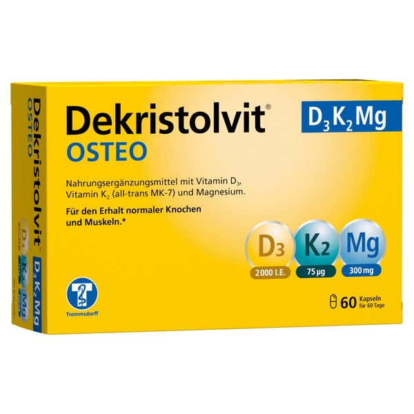 Dekristolvit Osteo D3k2mg Kapseln 60 St