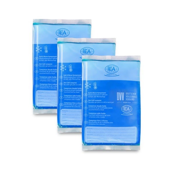 IEA Medical Kalt Warm Kompresse - 12x20cm - 3er Box 3 St