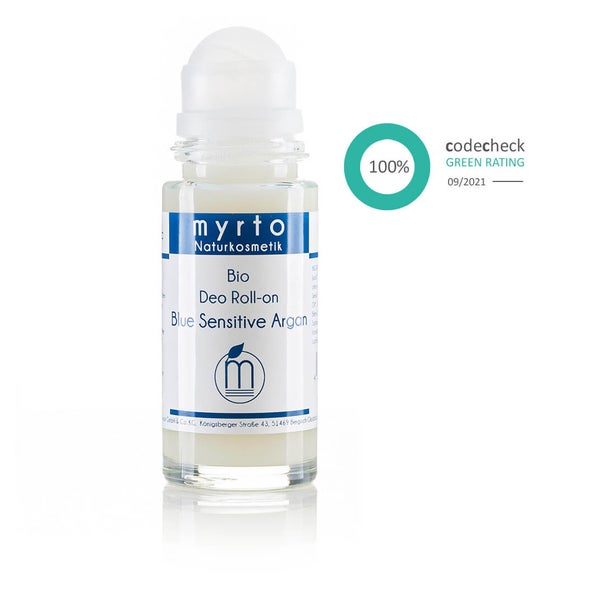 myrto-Bio Deo Roll-on Blue Sensitive Argan - ohne Duftstoffe